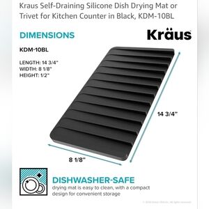 Krause sink mat